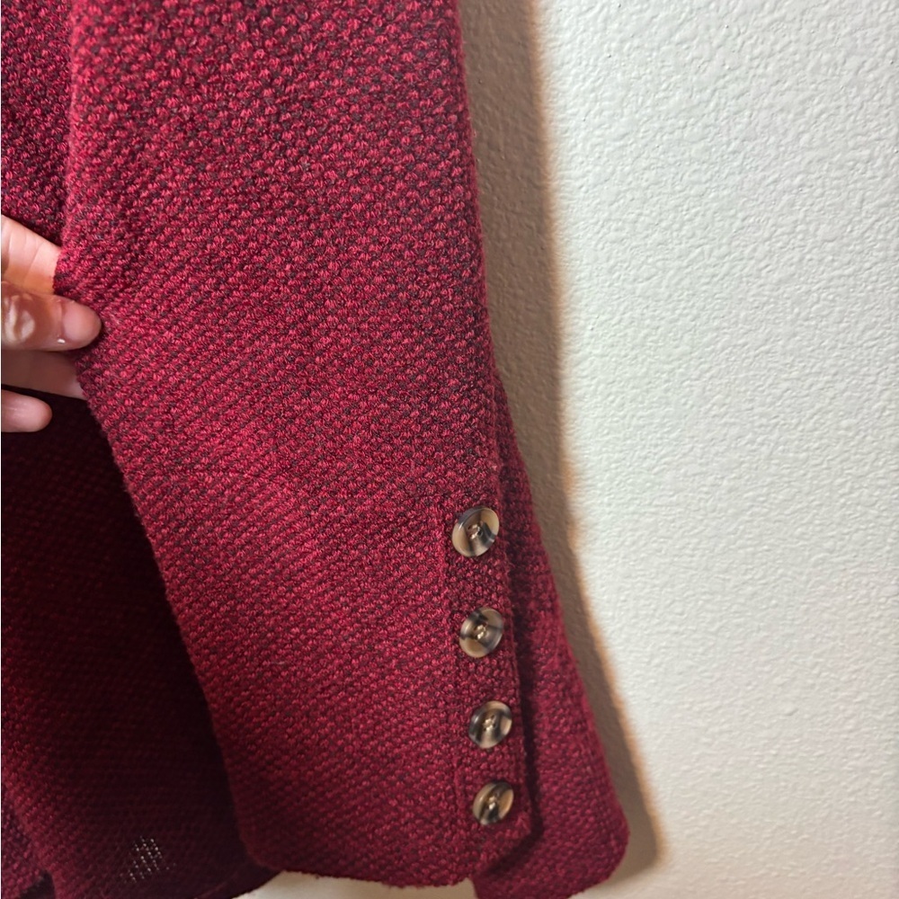 retrology cowl neck sweater. Red. Size xL 69%acrylic 28% polyester 3% spandex - Picture 2 of 9